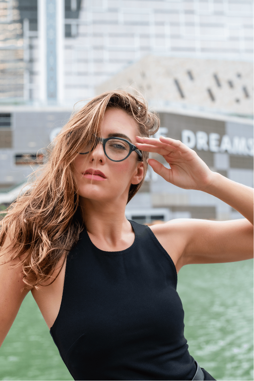 Outdoor fashion portrait