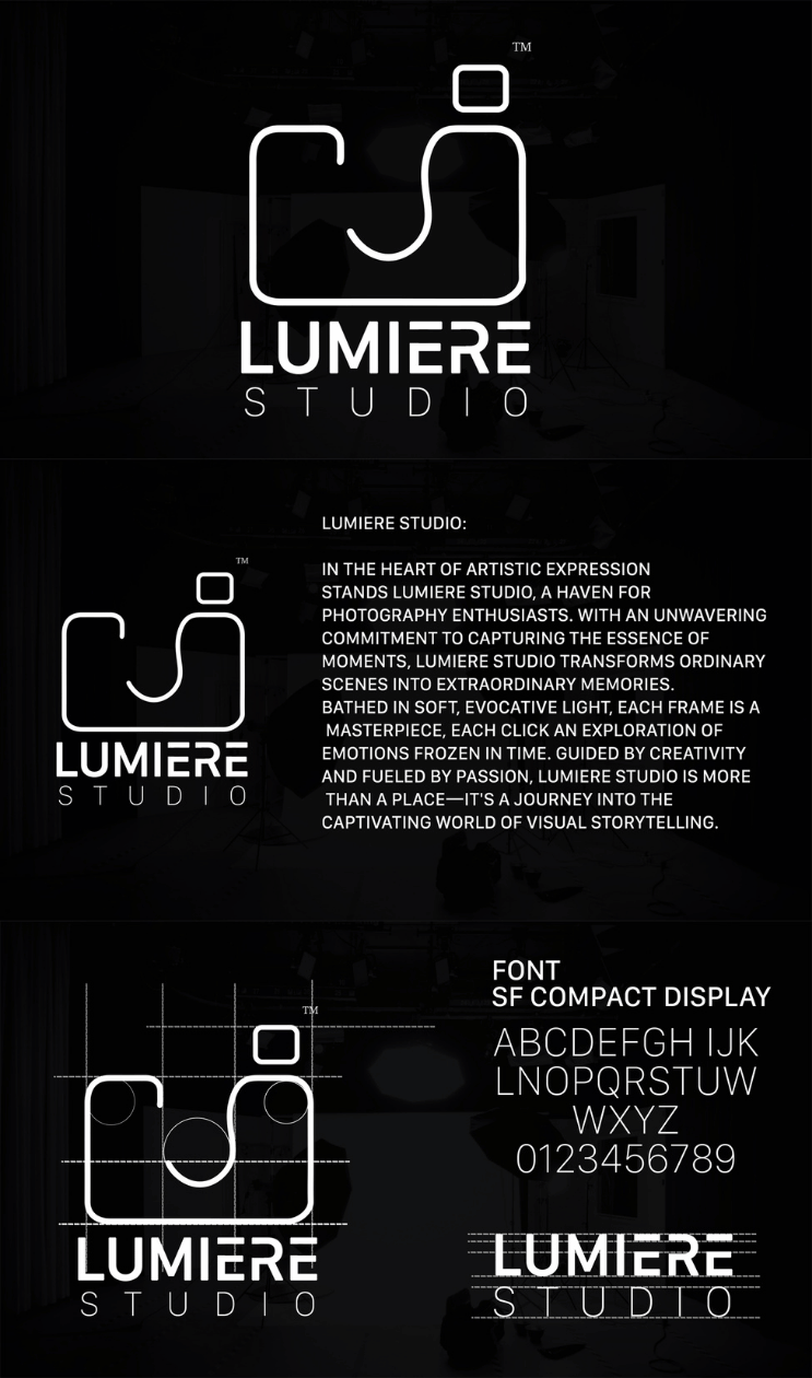 Lumiere Studio brand identity